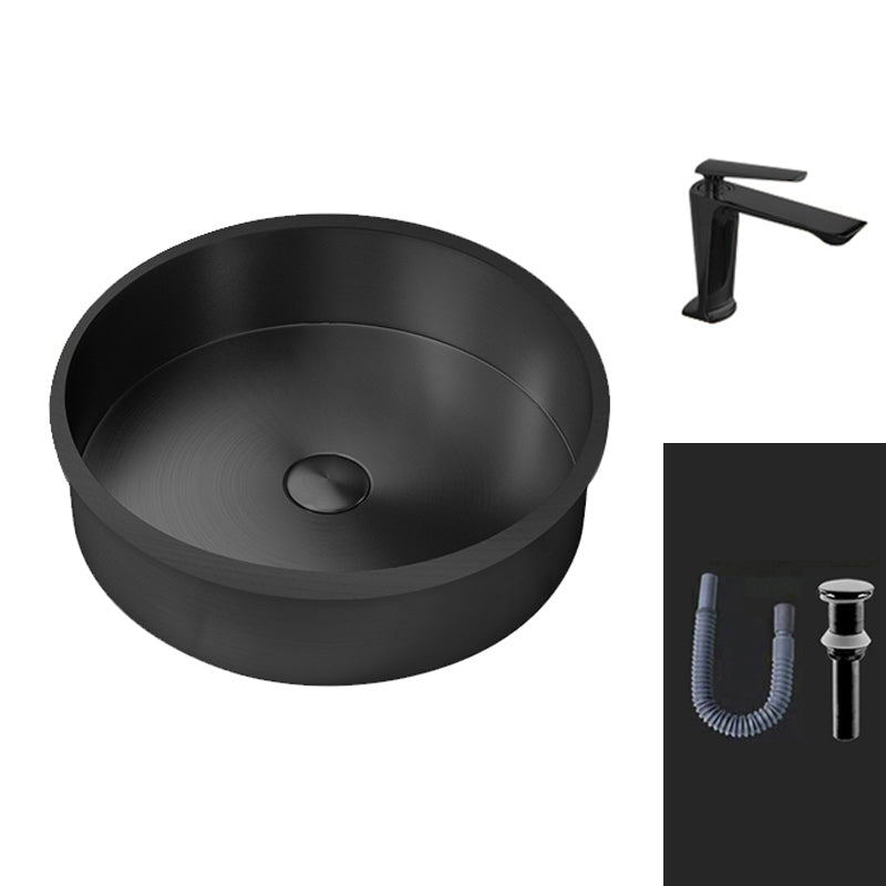Round Bathroom Sink Modern Undermount Bathroom Sink with Faucet