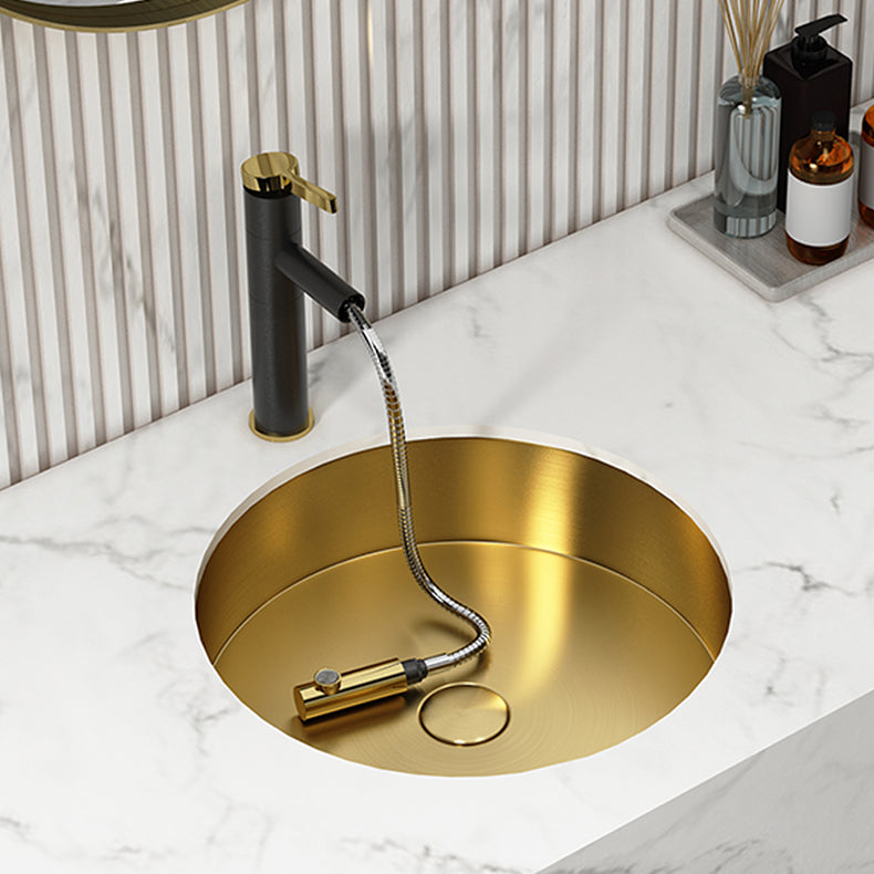 Round Bathroom Sink Modern Undermount Bathroom Sink with Faucet