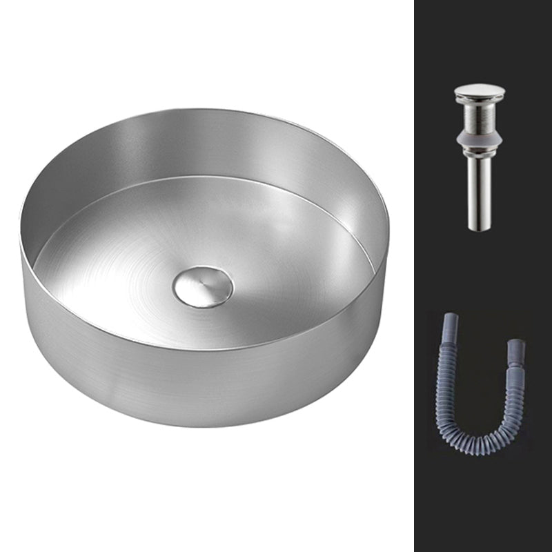 Round Vessel Bathroom Sink Modern Vessel Bathroom Sink with Faucet