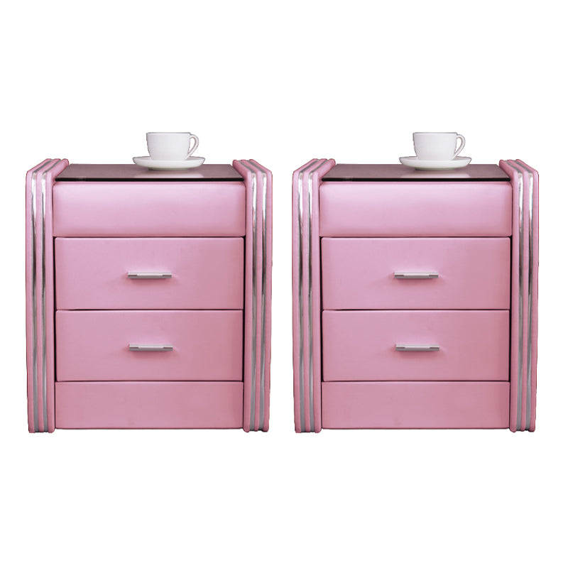 Drawer Storage Bed Nightstand Modern Accent Table Nightstand for Bedroom