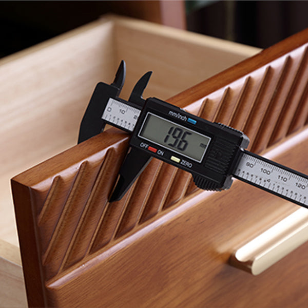 Glam Rubber Wood Storage Chest Home Horizontal Chest with 9 Drawers