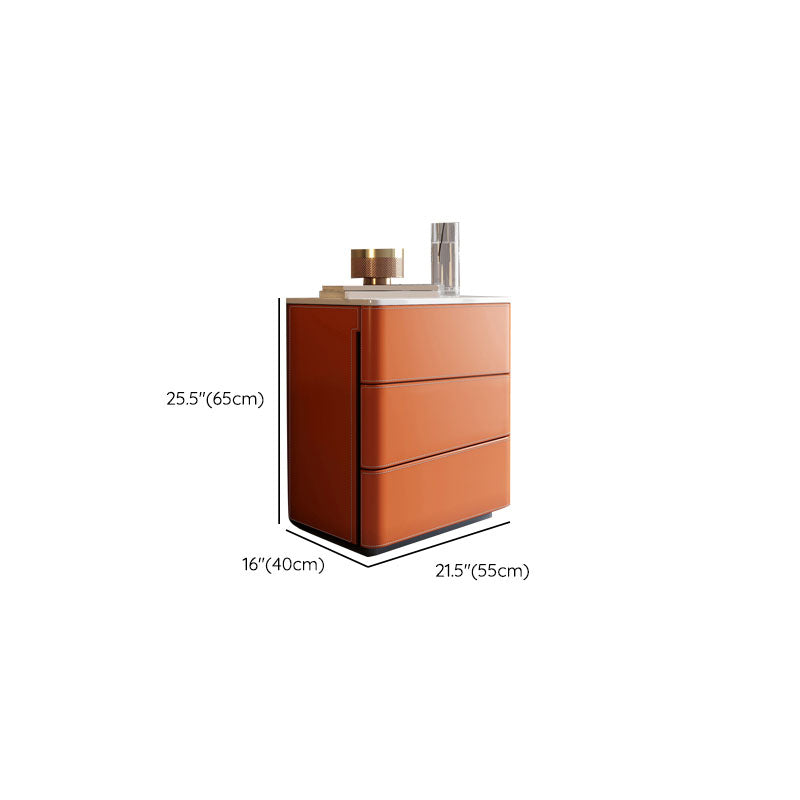 Contemporary Stone Bedroom Storage Chest Vertical Chest with Drawers