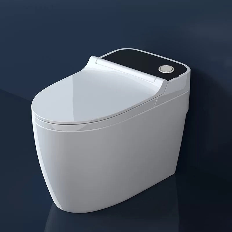 Modern Elong Toilet Bowl Siphon Jet Toilet with Seat for Bathroom