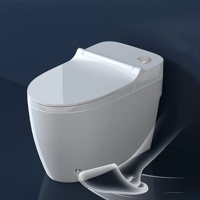 Modern Elong Toilet Bowl Siphon Jet Toilet with Seat for Bathroom
