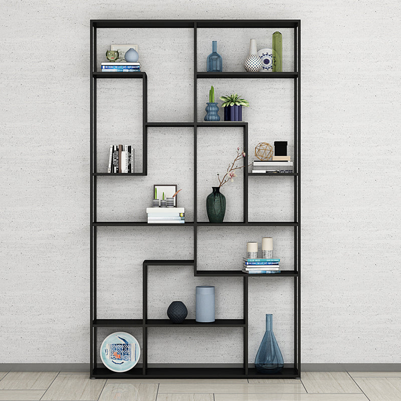 9.8" W Industrial Antique Finish Shelf Bookcase Etagere Metal Bookshelf