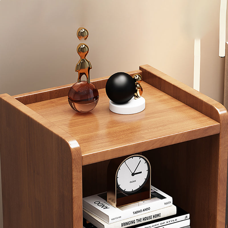 Standard Contemporary Bookcase Wooden Closed Back Bookshelf with Shelves