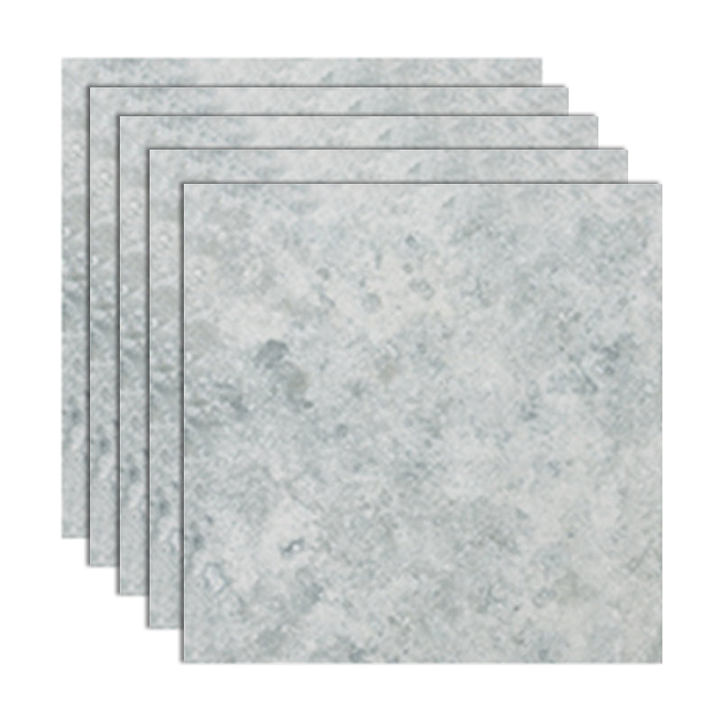 Square Bathroom PVC Flooring 12" x 12" x 0.07mm Peel and Stick Vinyl Flooring
