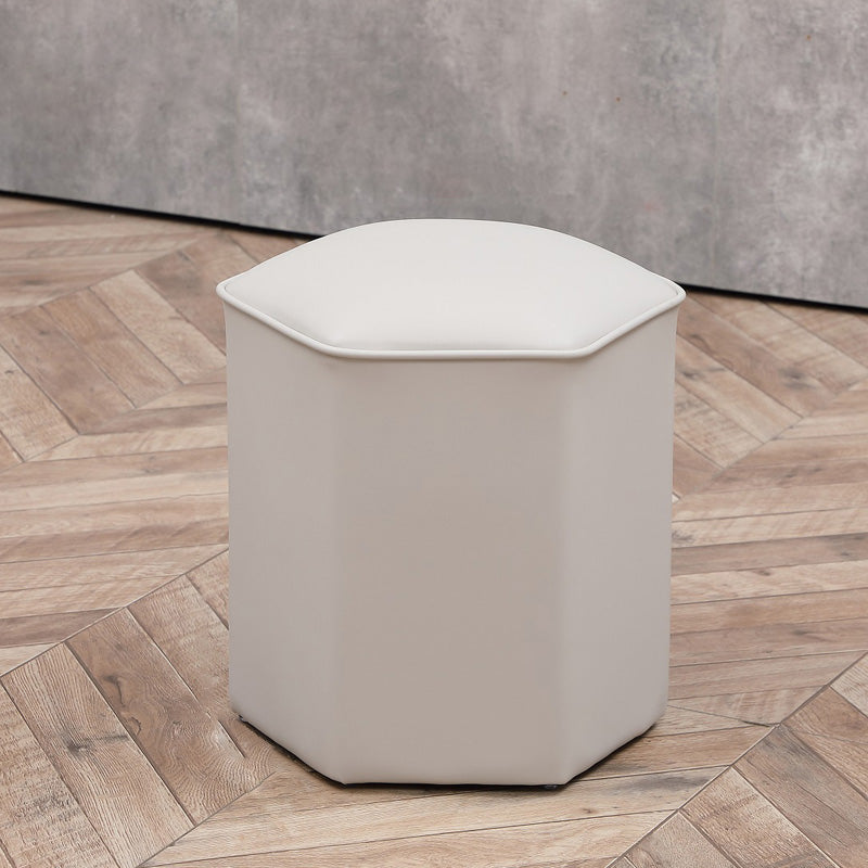 Red Modern Pouf Water Resistant Specialty Foot Stool for Living Room