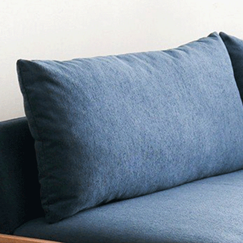 Contemporary Armless Seating with Pillows Reclining Sofa 30.7" Wide