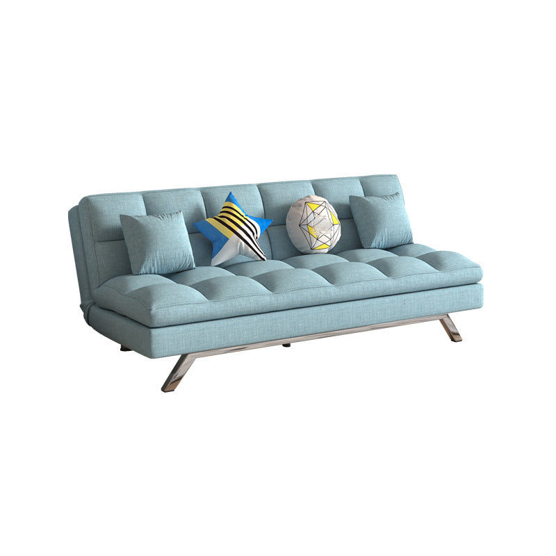 Modern Convertible Sofa Bed Hair Pin Legs Seating with Pillows