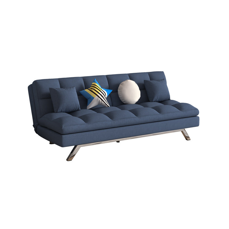 Modern Convertible Sofa Bed Hair Pin Legs Seating with Pillows