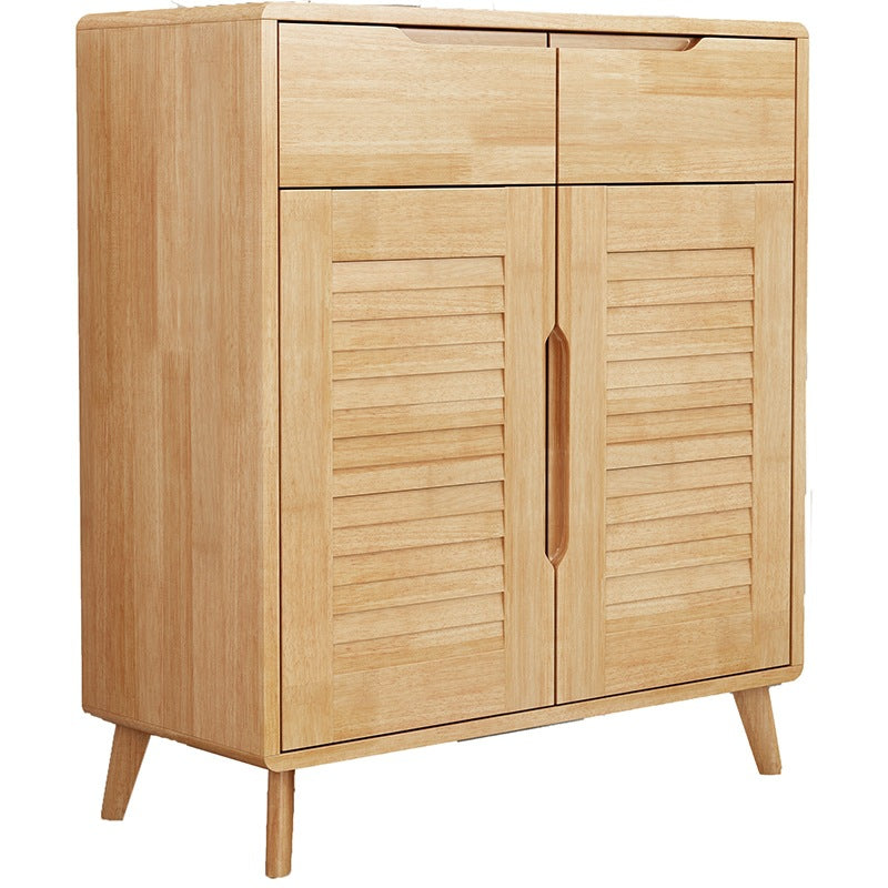 39.37" Tall Wood 2 - Door Accent Cabinet 2 - Drawer Storage Chest