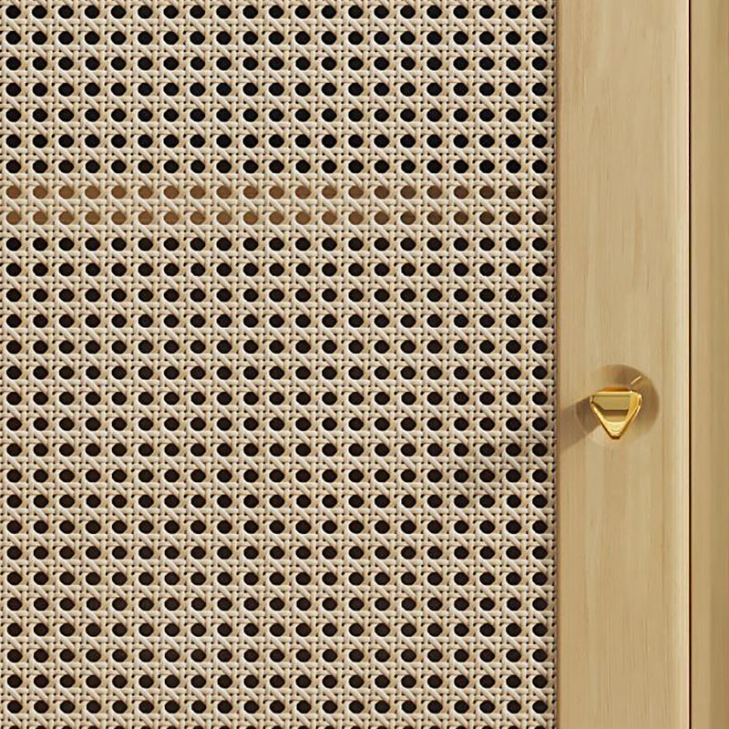 42.51" Tall 2 - Drawer Accent Cabinet Modern 3 - Door Cabinet