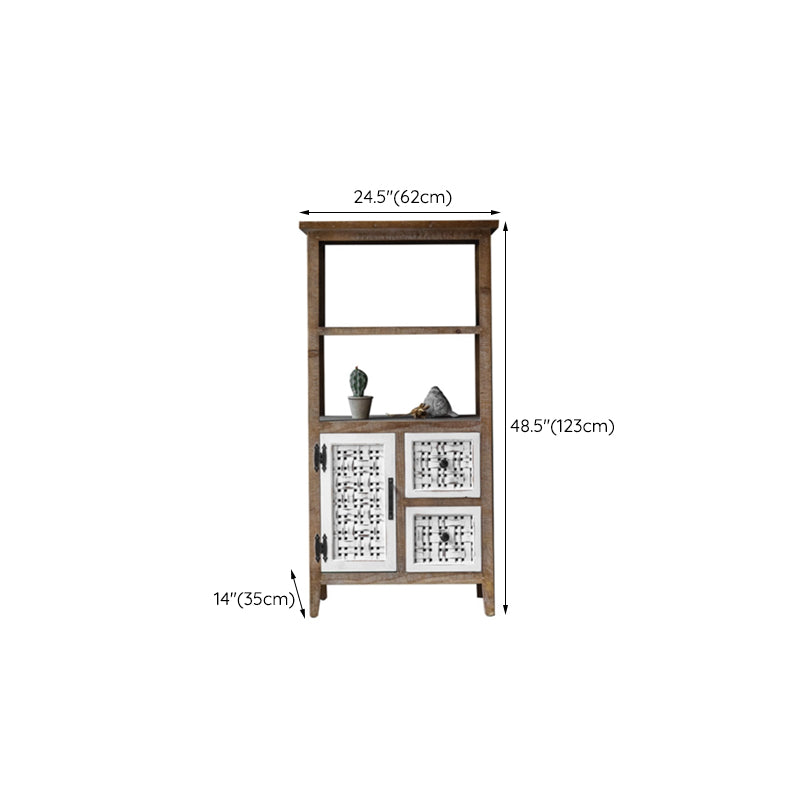 Industrial Rectangle Bar Pulls Accent Cabinet With Doors Cabinet