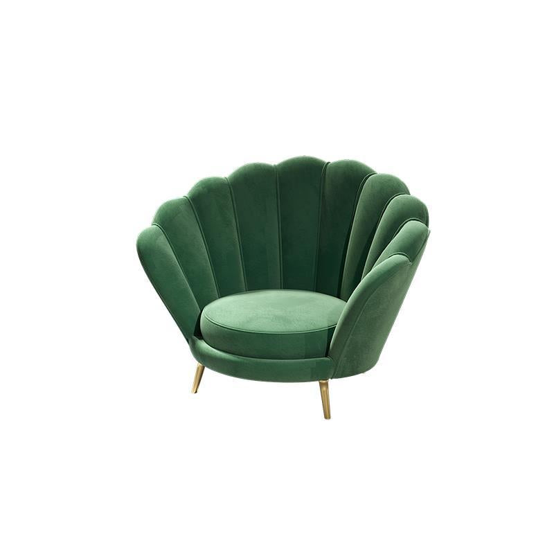 Modern Solid Color Sofa Tight Back Curved Loveseat for Living Room