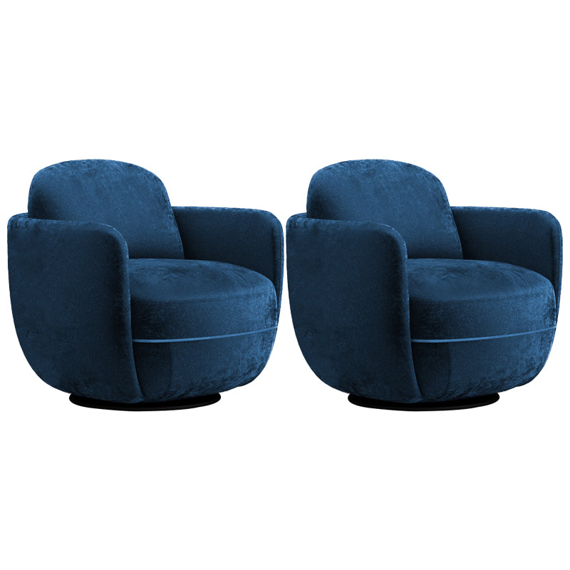 Solid Color Accent Armchair Swivel Living Room Accent Armchair