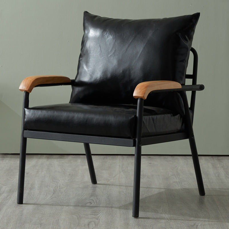 Solid Color Living Room Armchair Arms Included Accent Armchair