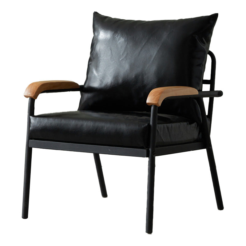Solid Color Living Room Armchair Arms Included Accent Armchair