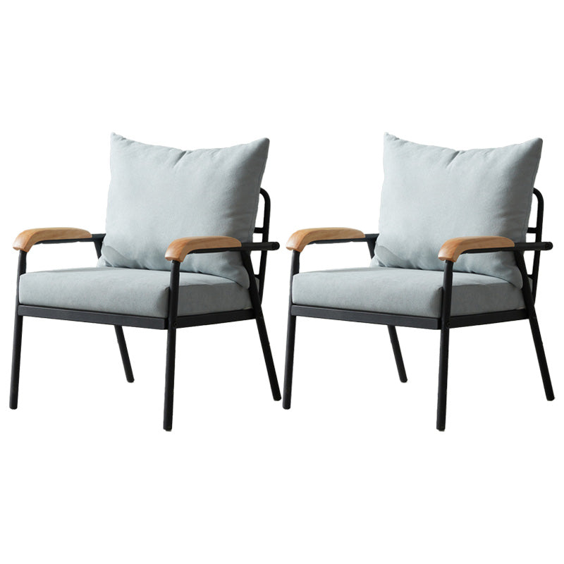 Solid Color Living Room Armchair Arms Included Accent Armchair