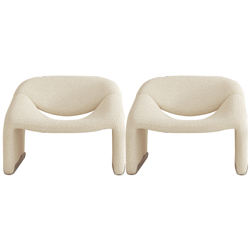 Contemporary Solid Color Side Chair Fixed Back Bedroom Side Chair