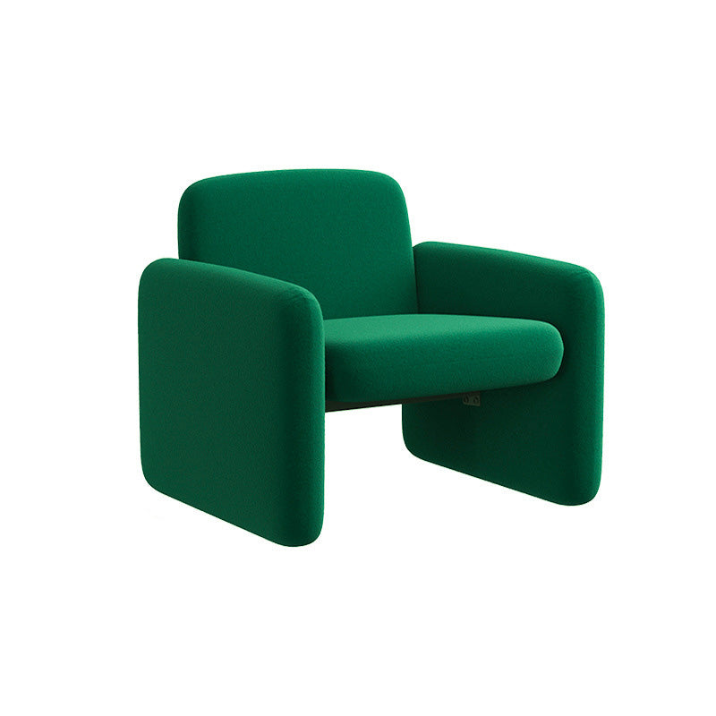 Contemporary Solid Color Accent Armchair Living Room Accent Chair