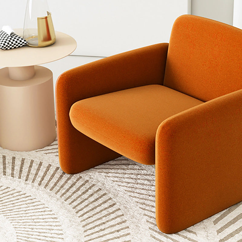Contemporary Solid Color Accent Armchair Living Room Accent Chair