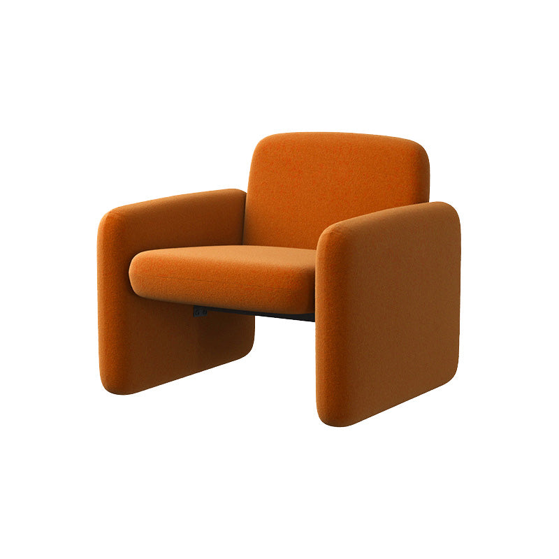 Contemporary Solid Color Accent Armchair Living Room Accent Chair