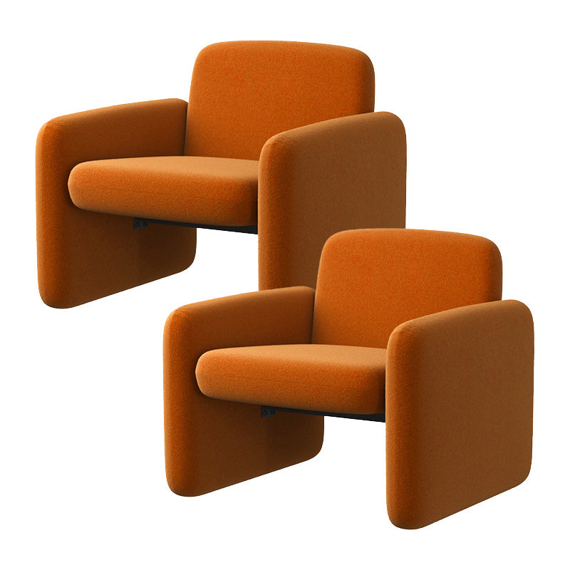Contemporary Solid Color Accent Armchair Living Room Accent Chair