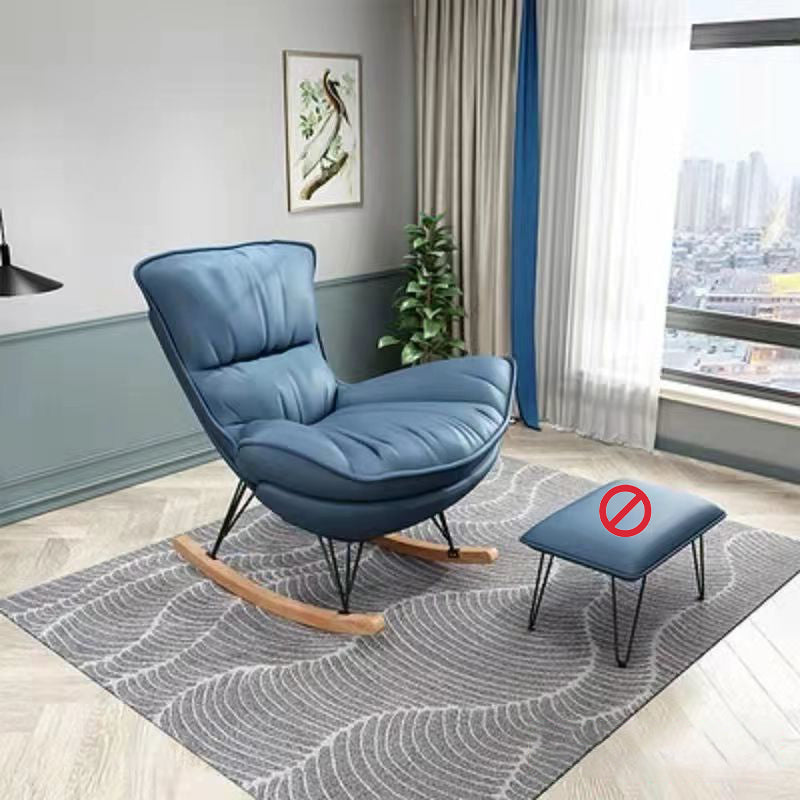 Style Single Home Rocker Chair Simple Leisure Chair for Bedroom