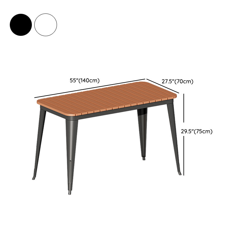 Industrial 1/2/3/7 Pieces Dining Set Reclaimed Wood Dining Table Set for Outdoor