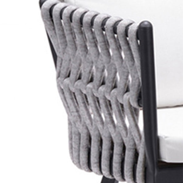 Boho Style Dining Set 1/3/5/7 Pieces Stone Dining Table Set for Outdoor