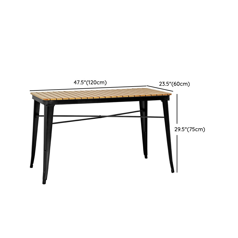 Industrial 1/3/5 Pieces Metal Dining Set Reclaimed Wood Dining Table Set