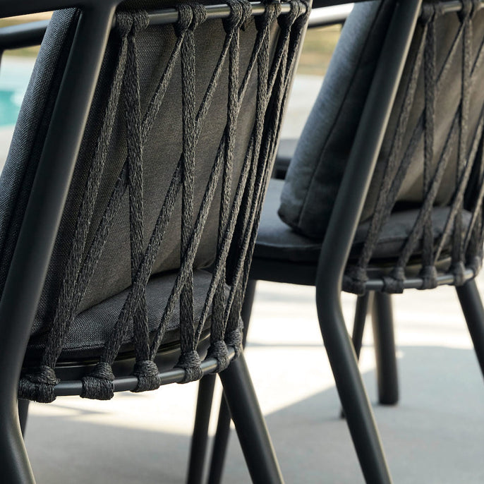 Boho 1/6 Pieces Dining Set Round Reclaimed Wood Dining Table Set