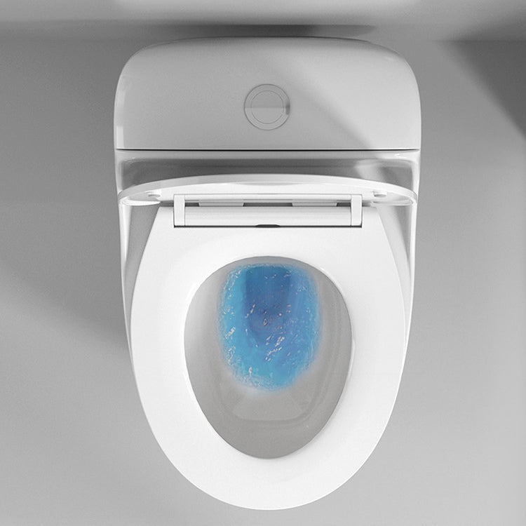 Modern Floor Mount Toilet Bowl Siphon Jet Toilet with Seat for Bathroom