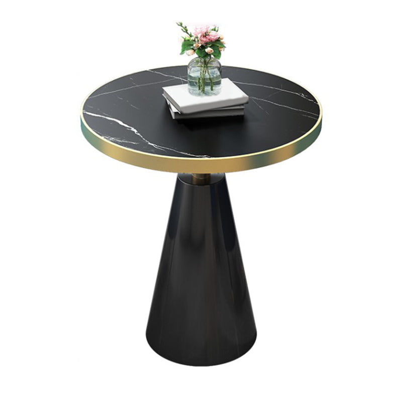 Black Dining Set for Home 1/3/4 Pieces Modern Round Table Set