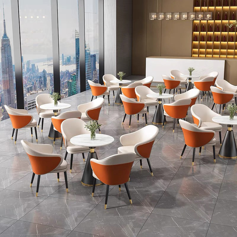 Modern Dining Table Set 1/2/5 Pieces Dinette Set with Padded Chairs