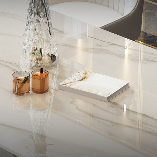 Minimalist 1/2/6/7 Pieces Furniture Stone Rectangle Dining Chairs Set for Home