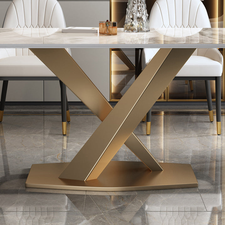 Minimalist 1/2/6/7 Pieces Furniture Stone Rectangle Dining Chairs Set for Home