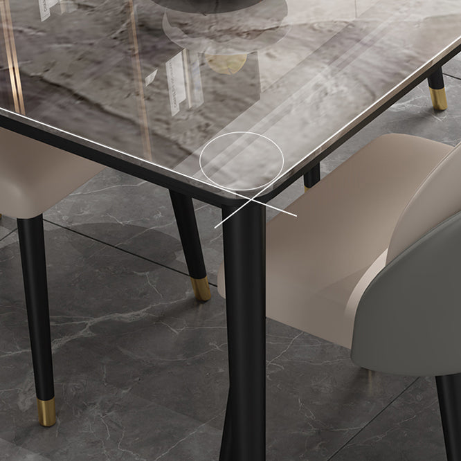 Contemporary 1/2/5/7 Pieces Furniture Stone Rectangle Dining Chairs Set for Home