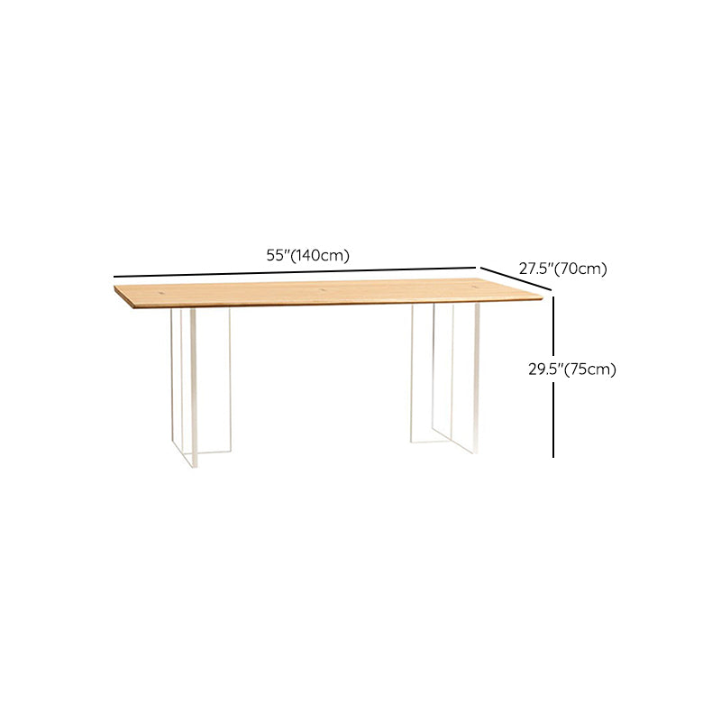 Solid Wood Dining Table Set with Acrylic Base 1/2/4/5 Pieces Dinette Set for Kitchen