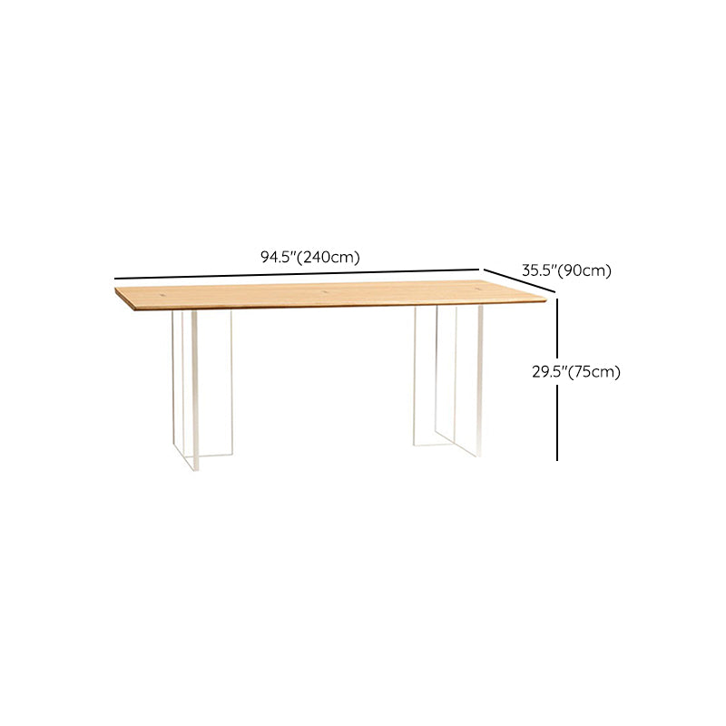 Solid Wood Dining Table Set with Acrylic Base 1/2/4/5 Pieces Dinette Set for Kitchen