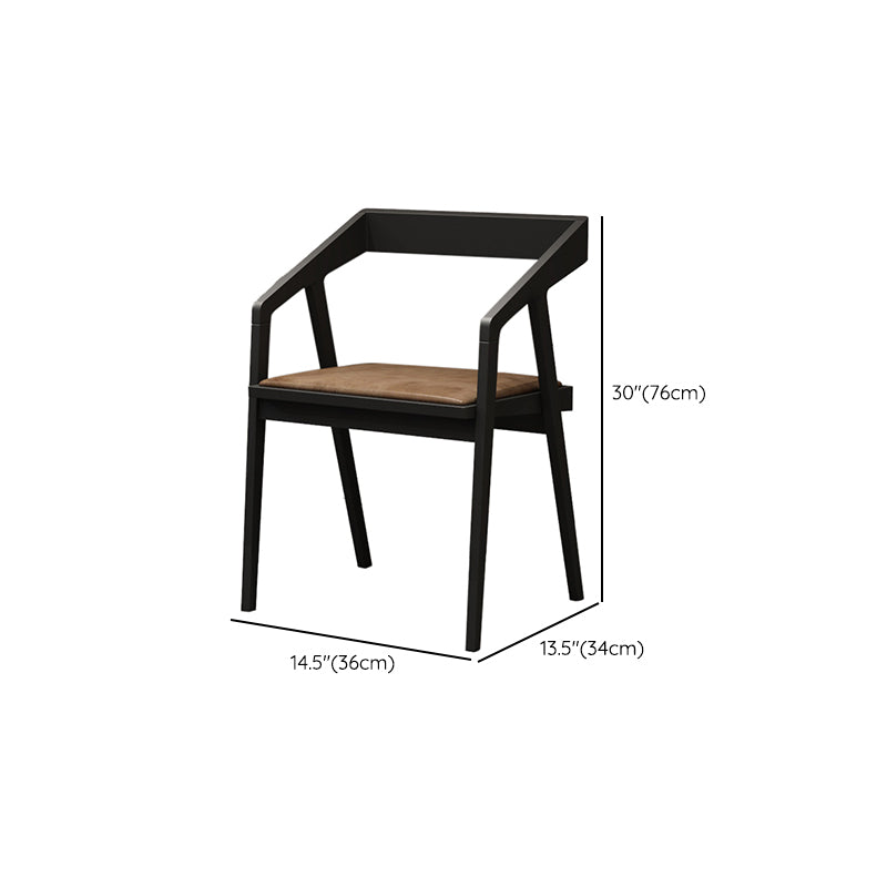 Contemporary 1/4/5/7 Pieces Furniture Round Solid Wood Dining Table Set in Brown