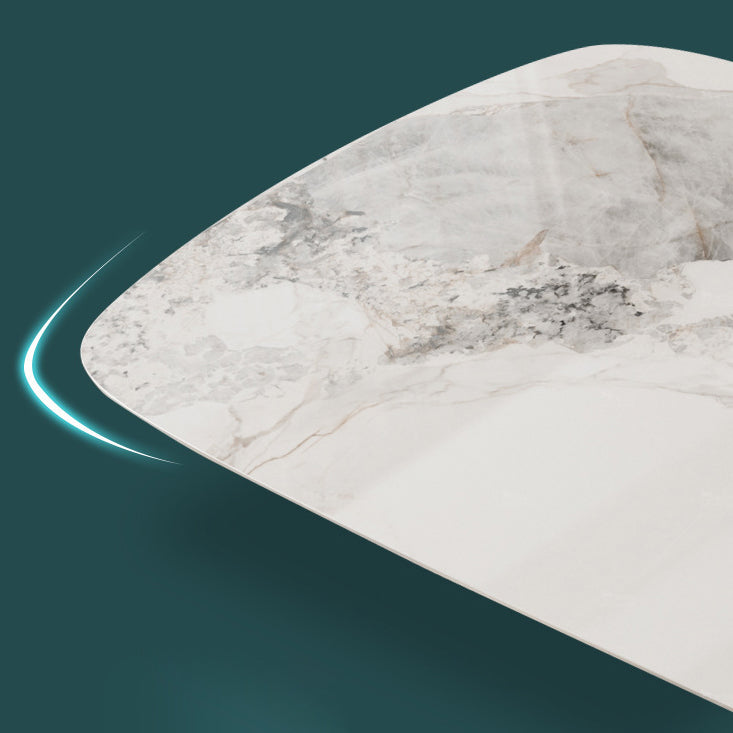 Glam Style Rectangle Table Set 1/4/5/7/9 Pieces Dining Set for Home Use