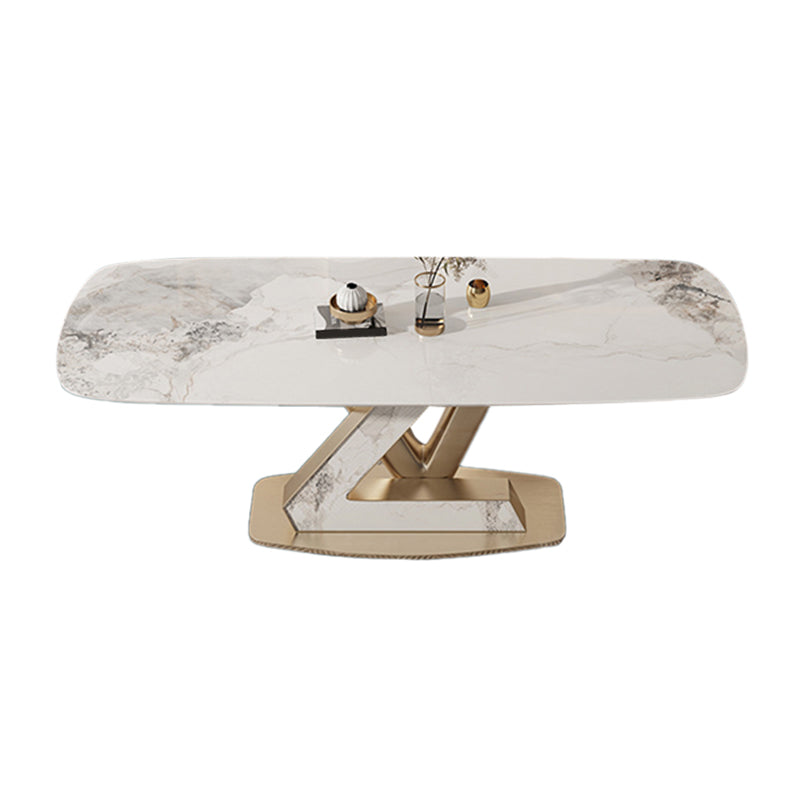 Glam Style Rectangle Table Set 1/4/5/7/9 Pieces Dining Set for Home Use