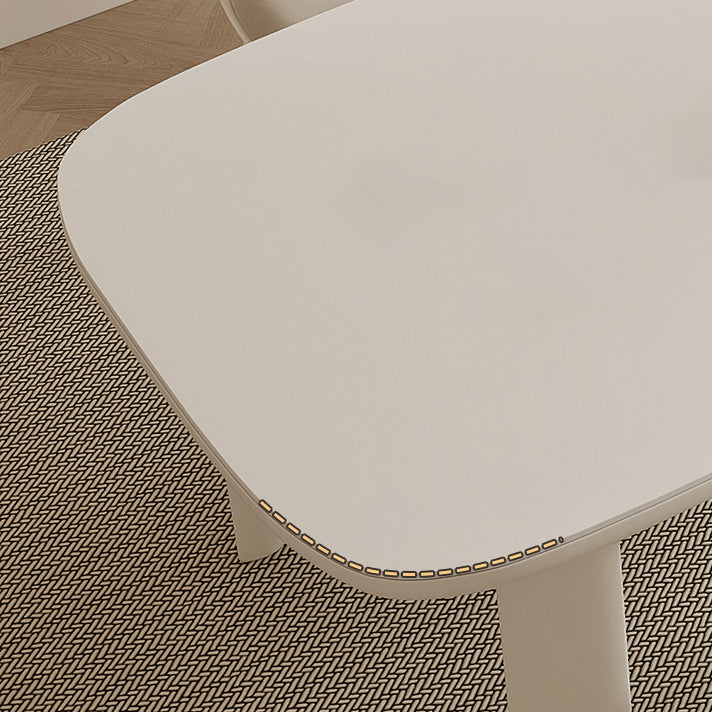 Modern Dining Set 1/3/5 Pcs Sintered Stone Dining Table with Upholstered Chairs