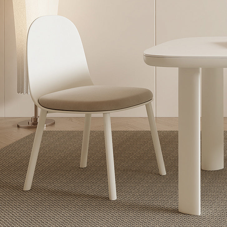 Modern Dining Set 1/3/5 Pcs Sintered Stone Dining Table with Upholstered Chairs