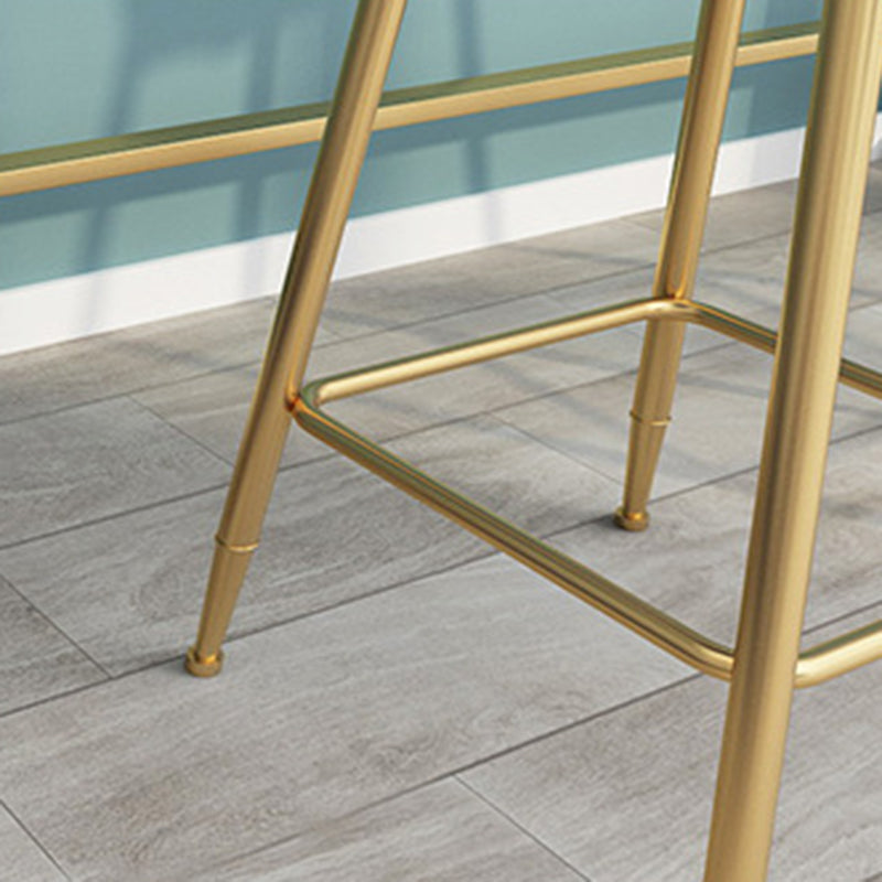 Glam 1/3 Pieces Bar Table Set Rectangle Stone Counter Table with  Stools for Milk Tea Shop