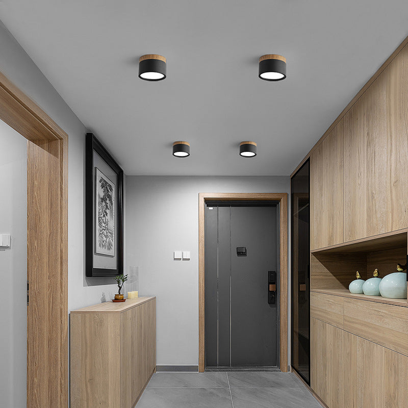 Moderne LED-Deckenleuchte, farbenfrohe Unterputzleuchte für den Flur