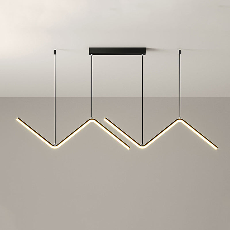 Golden/Black Kitchen Island Lighting Modern LED Ceiling Light for Home