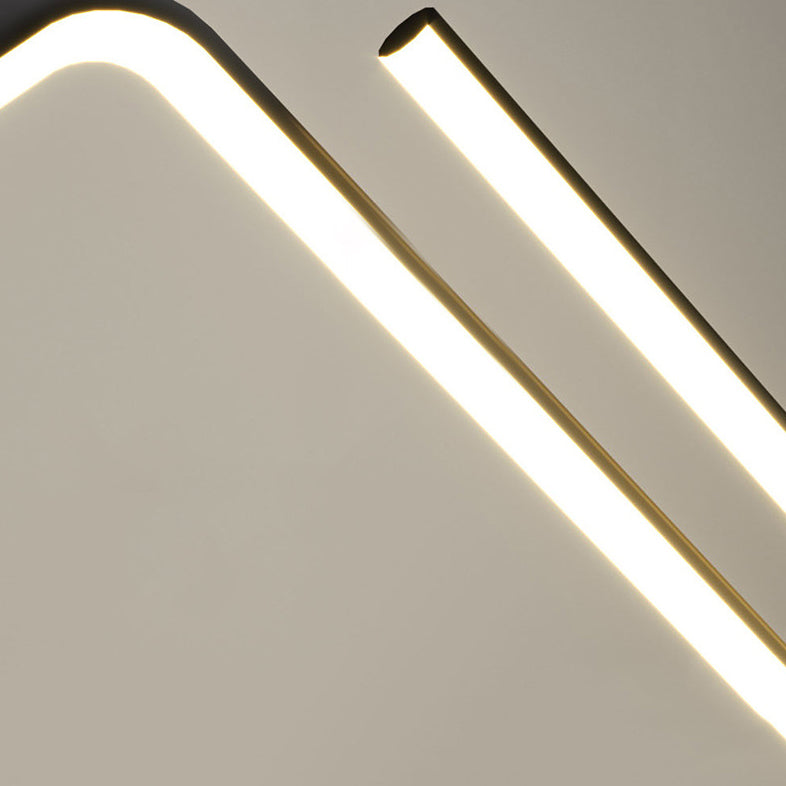 Golden/Black Kitchen Island Lighting Modern LED Ceiling Light for Home